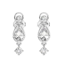 Bông Tai Kim Cương Infinity Long BT143