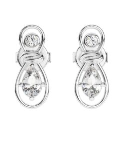 Bông Tai Kim Cương Infinity Short BT142